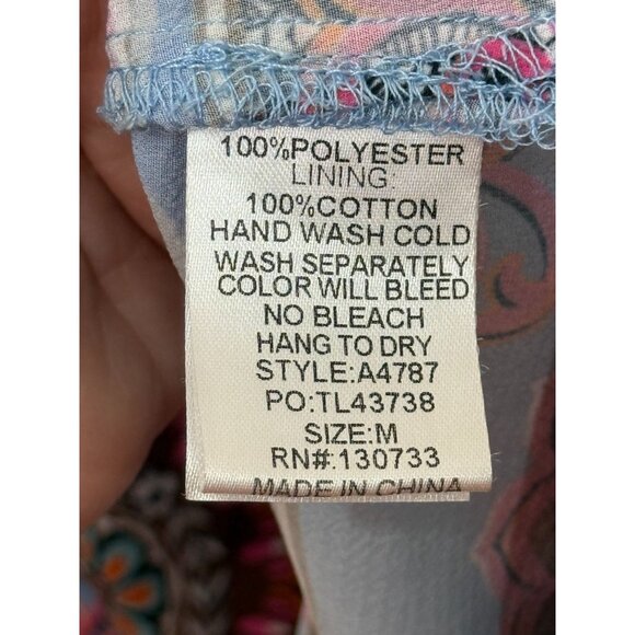 Umgee Babydoll Y2K Style Maxi Dress Adjustable Strap Size Medium Fairy Boho - Picture 9 of 13